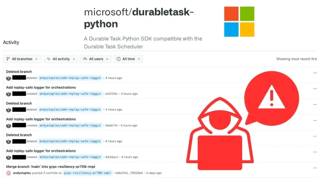 Cảnh báo CVE nghiêm trọng về durabletask bị cấy mã độc
