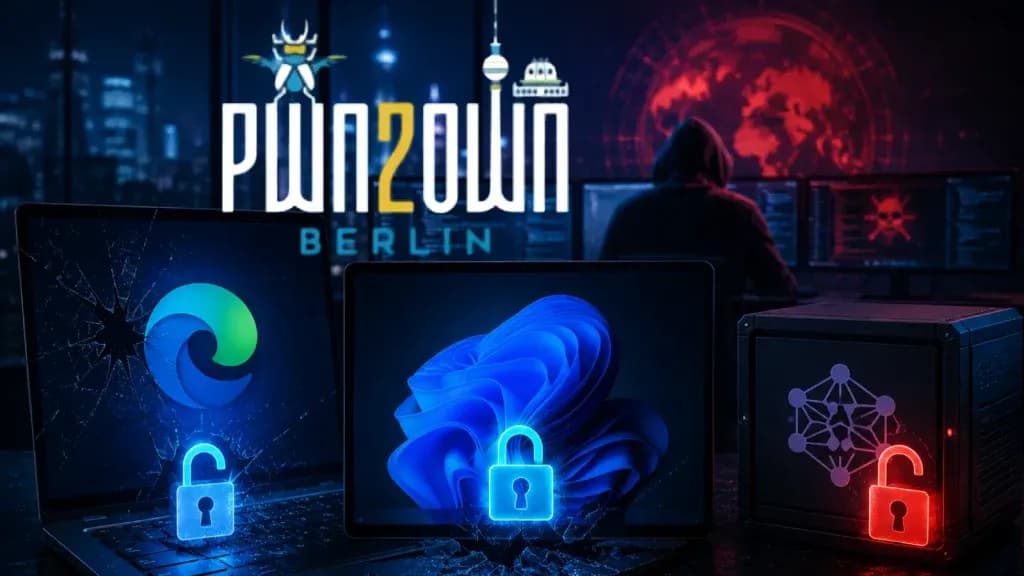 Lỗ hổng CVE nghiêm trọng tại Pwn2Own Berlin 2026