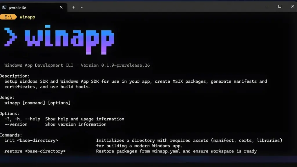 WinApp CLI: Phát triển ứng dụng Windows AN TOÀN, HIỆU QUẢ vượt trội