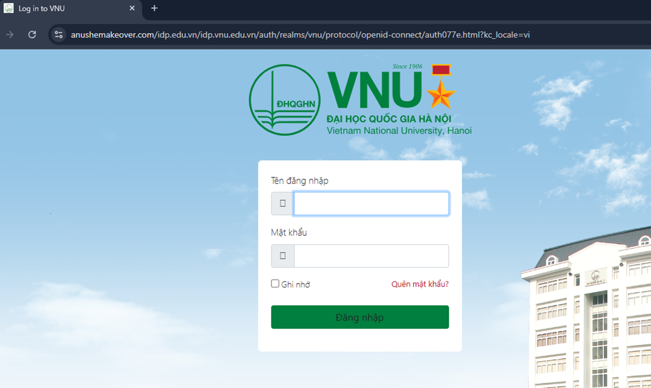 Giao diện giả mạo