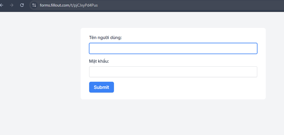 Nạn nhân nộp mật khẩu